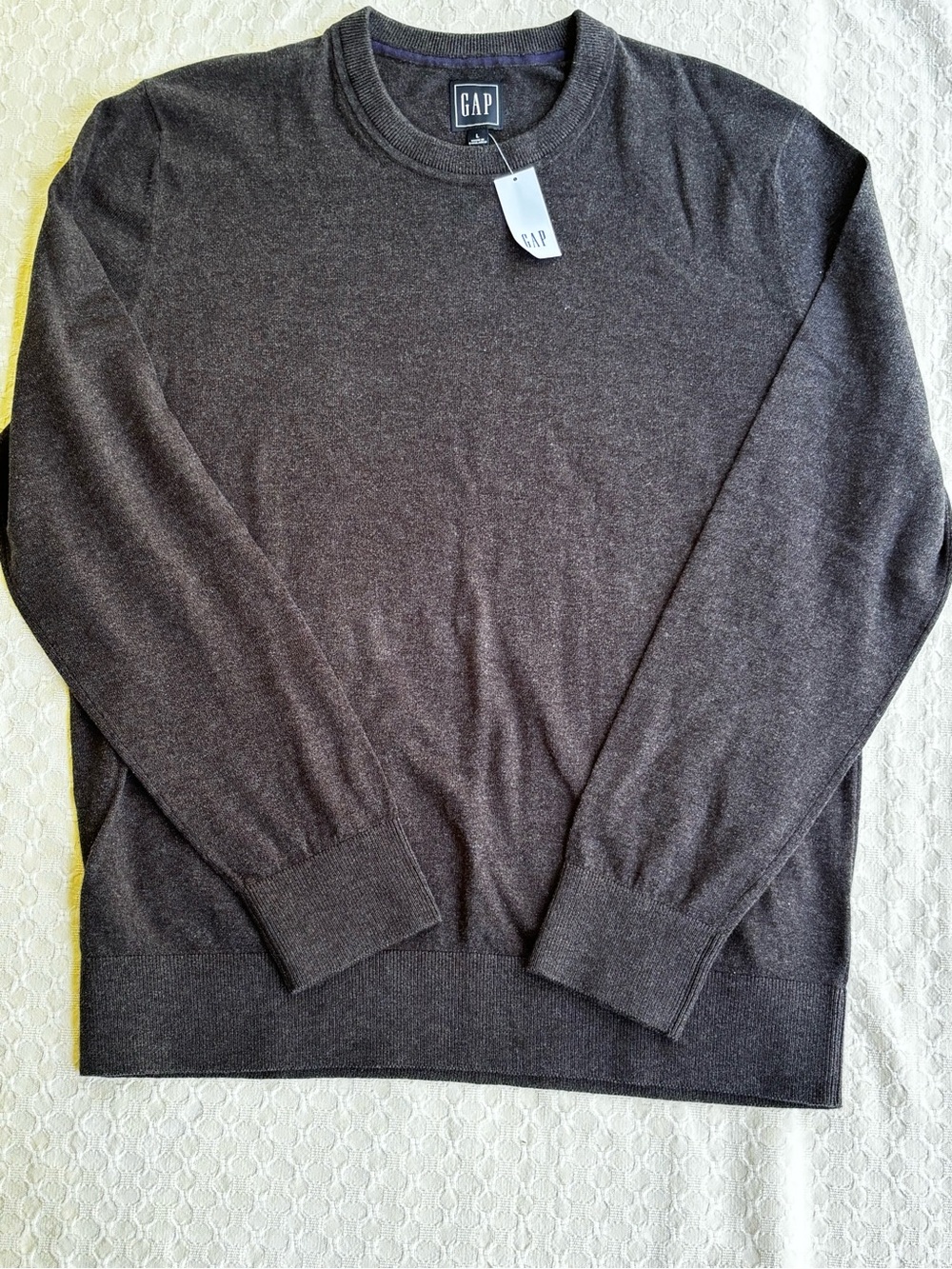 GAP Men's Crewneck Sweater - Dark Charcoal